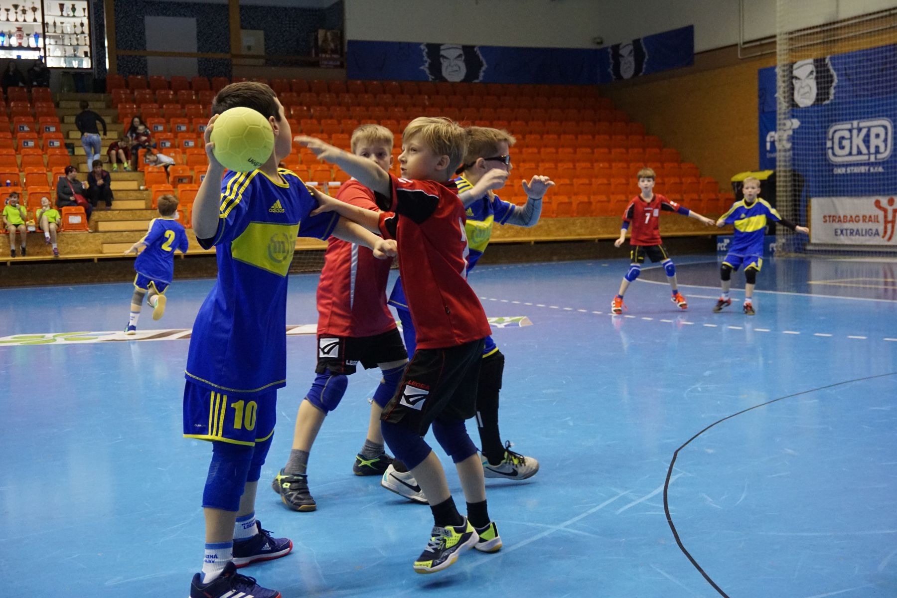 Domácí turnaj mladších žáků se odehrál na palubovce v Ústí